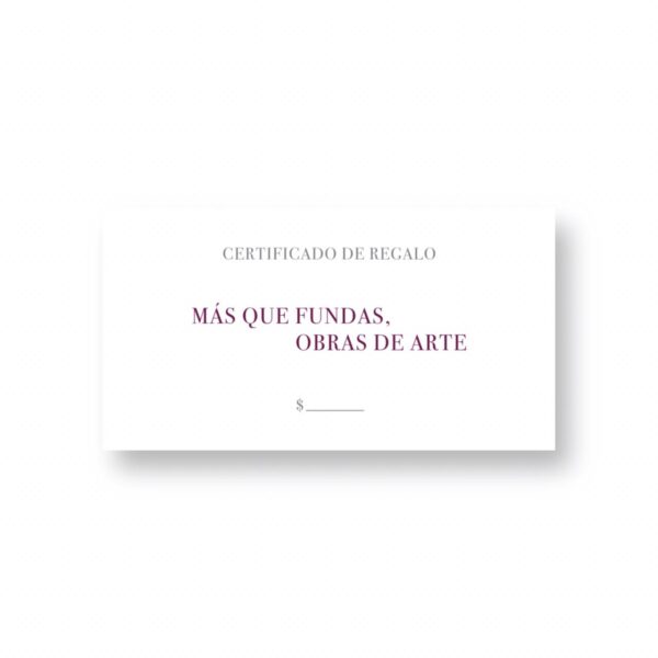 Certificado de regalo - Imagen 2